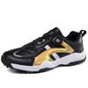 Zapatos de golf para comercio exterior exportación mujer impermeables sin tacos antideslizantes transpirables zapatilla botón giratorio automático para hombre y mujer