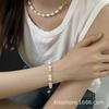 Chenmo Vintage Diseño Nicho Siciliano Cuentas Irregulares Perla Barroca Pulsera Pulsera Moda Europea y Americana