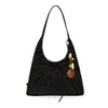 Bolso de mano de lunares de moda para mujer, nueva colección 2026, bolso tote de alta gama para el día a día, bolso de hombro de gran capacidad, bolso de mujer de otoño