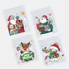 Bolsa de Embalaje de Dulces de Navidad de Amazon Bolsa Autoadhesiva para Galletas, Horneado, Snacks Embalaje de Alimentos para Galletas