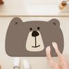 Alfombrilla antideslizante para puerta de baño, anticaídas, suave, absorbente de barro y de secado rápido
