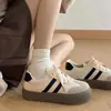 Zapatillas Deportivas para Mujer 2026 Nuevo Modelo Nuevo Estilo Chino Zapatos Blancos de Suela Gruesa Zapatillas Casuales Retro con Amortiguación de Aire