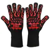 Guantes de Silicona Resistentes al Calor para Barbacoa para Hornos de 800 Grados, Hornos de Microondas y Ollas Calientes, Resistentes a Altas Temperaturas, a Prueba de Aceite y Anti-Quemaduras