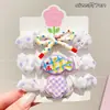 Scrunchies infantiles dulces que no dañan el cabello, coleteros de alta gama para niñas, gomas elásticas para el cabello, accesorios para el cabello y adornos para el cabello