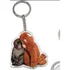 Producto nuevo transfronterizo acrílico plano 2D Protect Punch El Mono muñeco orangután colgante