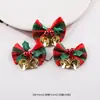 Laço de Fita para Decoração de Natal DIY Acessórios de Cabelo Feitos à Mão Acessórios de Roupa Materiais para Joias Pequenos Acessórios
