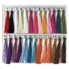 Venta al por mayor del fabricante Nudo chino Borla Borla Marcador de libros Borla pequeña Muestra Se puede usar para hacer varios estilos de Accesorios de borlas
