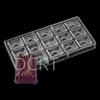 Molde de Chocolate de Plástico Duro PS Molde de Cubitos de Hielo Rosa Herramientas para Hornear Gelatina 3D Disponibles en Varios Estilos