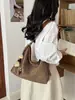 Bolsa de Ombro com Alto Valor Estético, Estilo Preguiçoso e Relaxado, Bolsa Tote Tendência e de Grande Capacidade, Bolsa Cesta para o Dia a Dia, Bolsa de Praia para Férias
