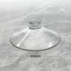 Fornecer vários estilos de cabeça de cogumelo transparente de vidro, ventosa pequena, acessórios de produtos, material de silicone, ventosa de plástico