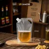 Bolsa de Nylon, Bolsa para Cerveja para Levar, Bolsa de Embalagem Transparente de Grande Capacidade, Bolsa de Embalagem Selada, Bolsa de Água para Exterior, Selo de Grau Alimentício