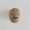 Chapéu de Bebê Qiunan Outono e Inverno Novo Estilo Estilo Estrangeiro Bordado com Letras Boné de Baseball Infantil Chapéu de Sol Retrô Infantil