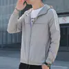 Ropa de Verano Chaqueta Ligera Transpirable Chaqueta de Secado Rápido para Hombre Ropa con Protección Solar para Hombre Impermeable Enfriamiento Ropa para la Piel Ropa de Moda con Protección Solar