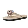 Sandalias para mujer antideslizantes para exteriores, estilo slip-on versátil, cómodas, elegantes, de malla, suela suave, verano, lindas, rojas, suela suave, estilo nuevo