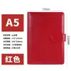 Caderno de folhas soltas 64 grãos couro alta qualidade A5 caderno trabalho b5 diário com multi-cartões atas de reunião