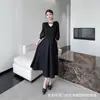 Miyake Miyake 2025 Verano Nuevo Transfronterizo Elegante Holgado Talla Grande Moderno Elegante Delgado Vestido para Mujeres