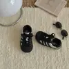 Tênis infantis com biqueira de concha 2026 novo modelo outono tênis de skate para meninos sola macia estilo coreano sapatos de bebê tênis casuais para meninas