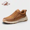 Zapatos de cuero suave de piel de vaca de primera capa Gongyang para hombres de mediana edad y mayores, zapatos casuales de negocios transpirables para otoño e invierno, zapatos de trabajo de alta gama para papá