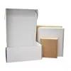 Caja blanca para máquina voladora ancho 30 cm cartón corrugado extra duro caja de embalaje impresa caja para paquetería express embalaje personalizado lotes pequeños