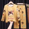 Pijamas para niños de primavera y otoño, de manga larga, finos, para niños de 3 a 11 años, para el hogar, de verano