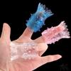 Set Loto Sentado Anillo de Cristal Set Piña Clítoris Fricción Partículas Flotantes Sexy Anillo de Bloqueo Sexy Suministros Sexy para Parejas Hombres y Mujeres