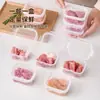 Caixa de Armazenamento para Geladeira, Caixa de Conservação para Carne Congelada, Caixa para Preparo de Refeições da Semana, Caixa Especial para Compartimento Congelador de Grau Alimentício, Armazenamento de Carne