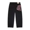 En Stock Transfronterizo Bordado Pesado Y2K Retro Americano Pantalones de Pierna Ancha Hip-Hop Street Sueltos Jeans Unisex