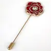 Broche Masculino Estilo Coreano, Broche Vintage, Pin Pequeño para Traje, Broche Decorativo, Broche de Flor de Camelia, En Stock