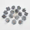 Flor Artificial Margarita Pequeña Crisantemo Arrugado Flor Artificial Flor de Seda Flor de Crisantemo Pequeña Accesorios para el Cabello Pasador Flor DIY Decoración Hanfu
