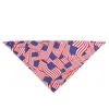 Bandanas a Cuadros de Dibujos Animados para Mascotas, Bandanas Triangulares para Perros y Gatos, Bufanda, Bandana Triangulada de Flor para Cintura de Mascota Venta al por Mayor