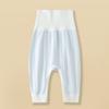 Calça de Bebê Calça de Fralda Botão Calça de Cintura Alta de Bebê Calça de Barriga Recém-Nascido pp Abertura com Botão Oculto Calça de Primavera e Outono
