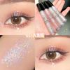 Una Gota de Lágrimas Sombra de Ojos Líquida Polvo de Brillo Lentejuela Gusano de Seda Perlado Polarizado Polvo Destellante Sombra de Ojos Monocromática Super Brillante Iluminador