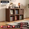 Estantería de rejilla de madera maciza, estante de almacenamiento para sala de estar, estantería de pie estilo vintage, vitrina de pared multicapa de combinación libre