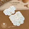 Distribuidor de Baberos Impermeables de Doble Cara de Algodón Puro Tamaño Bebé para Lactantes y Niños Pequeños, Baberos con Forma de Pétalo para Niñas y Niños