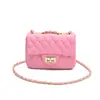 Bolso Pequeño Cruzado para Mujer 2026 Nuevo Moda Europea Americana Bolso con Cadena de Cuadros de Diamantes Bolso Cuadrado Pequeño de Hombro Único para Mujer bolsos