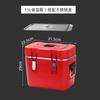 Caja Térmica Puesto Comercial Comedor Comida Rápida Comida Caliente y Fría Doble Uso Cubo Térmico Gran Capacidad Estilo Camping Cubo Grande para Arroz