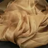 Acordeón Floral Perlado Hecho a Mano Tul de Boda Tela Organdí Tul Decoración de Fondo de Boda con Diseño Plegado
