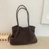 2026 Bolso Tote Grande de Estilo Coreano Simple para Mujer Versátil para el Trabajo Bolso de Hombro Único Bolso de Compras de Moda