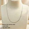 Estilo de Lujo Accesible Ins Francés Colgante Exquisito DIY Acero Inoxidable Chapado en Oro de 18K Coloridos 6*3mm Rectangulares Geométricos Accesorios
