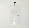 Venda Direta da Fábrica Gancho de Cabeça para Cartão de PVC Sacola Plana Sacola de Embalagem de Plástico PVC Fosco Sacola Transparente para Roupas Impressível