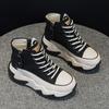 677 Sapatos Masculinos de Couro Genuíno Estilo "Dad Shoes" com Aumento Interno de Altura de 7cm, Novidade Primavera 2026 Versátil Estilo Coreano Plataforma de Sola Grossa Sapatos Casuais