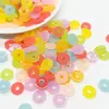 Accesorio grande de resina para decoración de uñas con forma de dona de azúcar, relleno de bola hecho a mano, juguete para aliviar el estrés, accesorio para slime y accesorio de bola de descompresión para diario