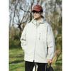 Ropa de Protección Solar Retro Japonesa para Pareja con Capucha para Deportes al Aire Libre Ocio Ultra-delgada de Secado Rápido Abrigo Versátil con Logo Impreso