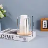 Dispensador de vasos desechables para el hogar listo para enviar, portavasos de escritorio, estante para vasos de papel sin taladro, estante creativo para almacenamiento de vasos de papel
