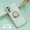 Para Huawei Honor 50Pro Capa Do Telefone Móvel V40 Cobertura Total 6D Anel Galvanizado Fivela 10x Proteção Magnética Do Carro Caso S