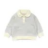 Conjunto de Ropa de Bebé para Primavera, Camisa Polo de Moda para Niños Estilo Coreano, Conjunto de Otoño, Jeans Casuales Versátiles para Bebés