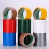 Cinta de tela de un solo lado de alta adhesión de 230u de color al por mayor del fabricante, adhesivo especializado para cubrimiento de películas, cinta para envolver tuberías de puertas y ventanas