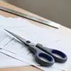 Tesouras de escritório de aço inoxidável personalizadas de fábrica, tesouras de artesanato doméstico para crianças, tesouras de corte de papel DIY para estudantes ODM/OEM