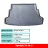 Adecuado para Hyundai Grand I10 2016-2021, Alfombrilla de Maletero, Resistente al Desgaste, Impermeable, Específica para Interiores, Alfombrilla de Maletero TPE Ecológica