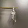 Relógio de Trevo de Quatro Folhas para Mulheres, Luxo Leve, Pulseira de Diamante de Alta Qualidade, Design Personalizado Transfronteiriço, Relógio de Quartzo, Acessórios Decorados à Mão